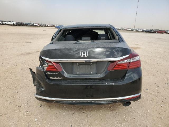 1HGCR2F36GA054716 - 2016 HONDA ACCORD LX BLACK photo 6