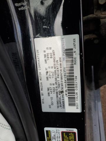 JM1BL1H48A1284356 - 2010 MAZDA SPEED 3 შავი ფოტო 12