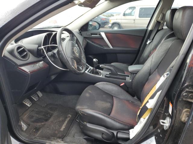 JM1BL1H48A1284356 - 2010 MAZDA SPEED 3 შავი ფოტო 7