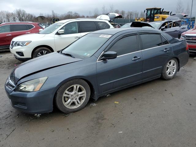 1HGCM56377A179644 - 2007 HONDA ACCORD SE BLUE photo 1