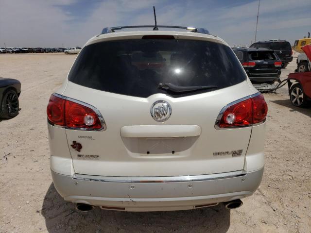 5GAKRCED0BJ137062 - 2011 BUICK ENCLAVE CXL WHITE photo 6