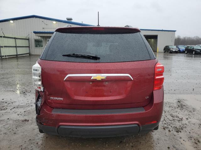 2GNALCEK8H6192950 - 2017 CHEVROLET EQUINOX LT RED photo 6