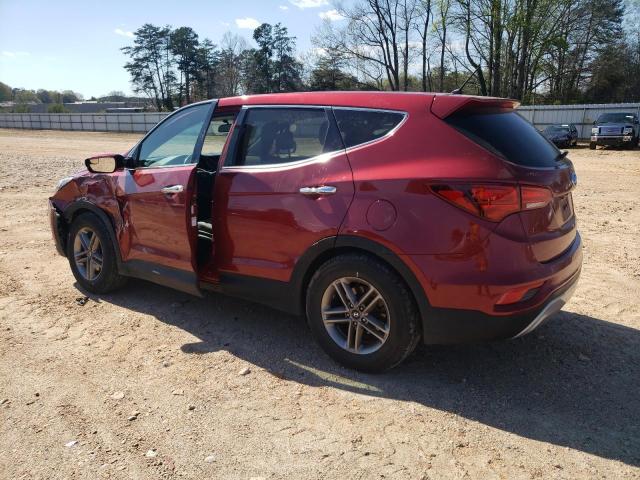 5XYZT3LB7JG527414 - 2018 HYUNDAI SANTA FE S RED photo 2