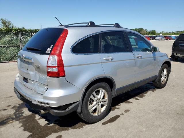 JHLRE4H74AC008154 - 2010 HONDA CR-V EXL SILVER photo 3