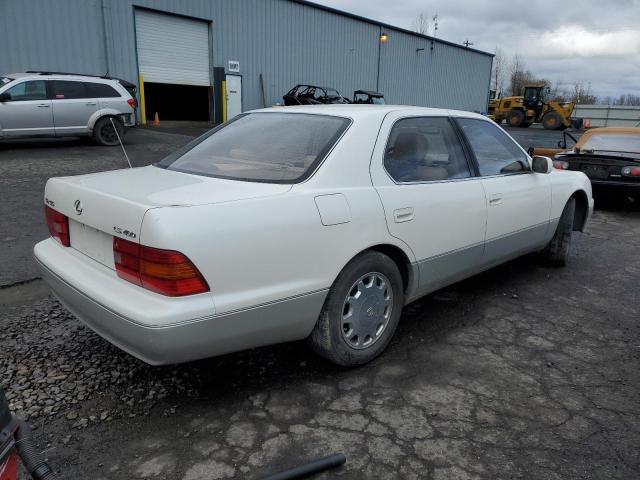 JT8BH22F0T0066694 - 1996 LEXUS LS 400 WHITE photo 3