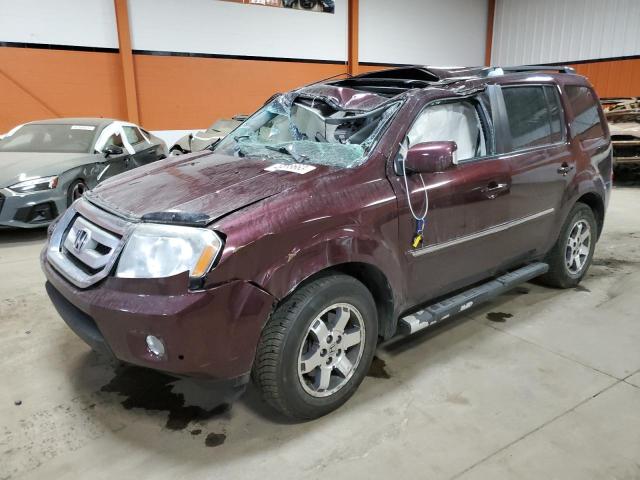 5FNYF4H96BB502334 - 2011 HONDA PILOT TOURING BURGUNDY photo 1