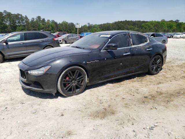 ZAM57RTA5E1126846 - 2014 MASERATI GHIBLI S შავი ფოტო 1