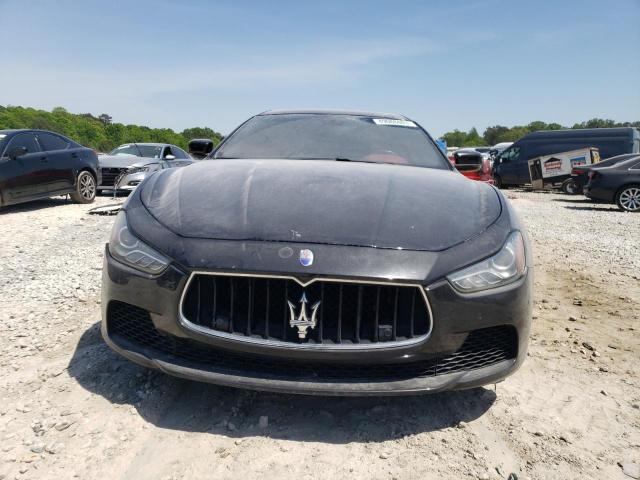 ZAM57RTA5E1126846 - 2014 MASERATI GHIBLI S შავი ფოტო 5