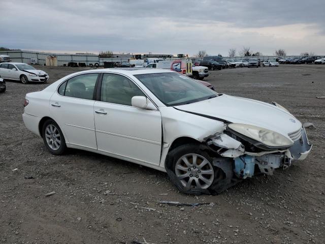 JTHBA30GX40019311 - 2004 LEXUS ES 330 WHITE photo 4