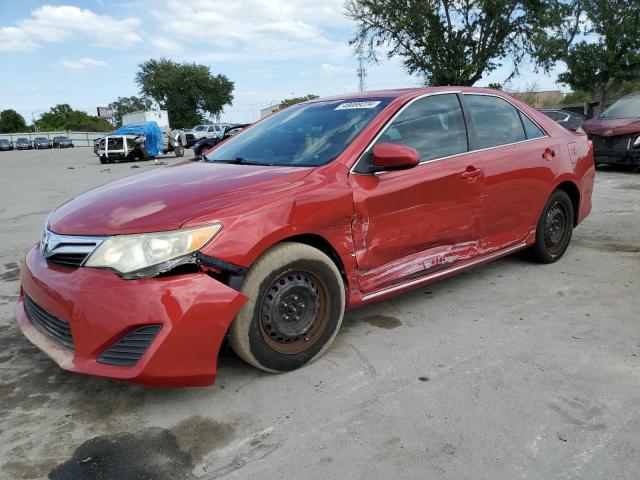 4T1BF1FK3CU571433 - 2012 TOYOTA CAMRY BASE RED photo 1