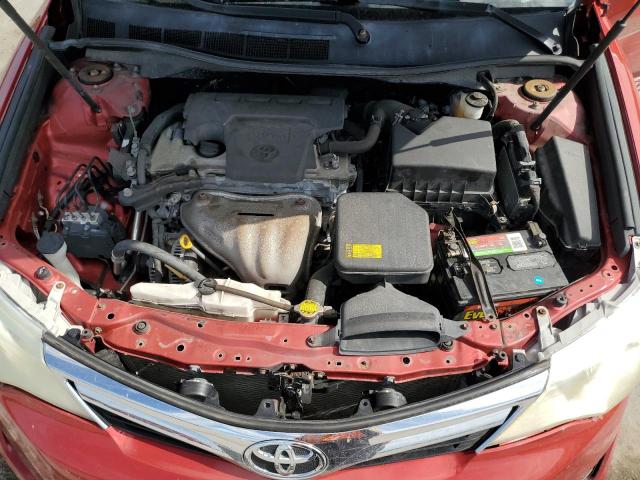4T1BF1FK3CU571433 - 2012 TOYOTA CAMRY BASE RED photo 11