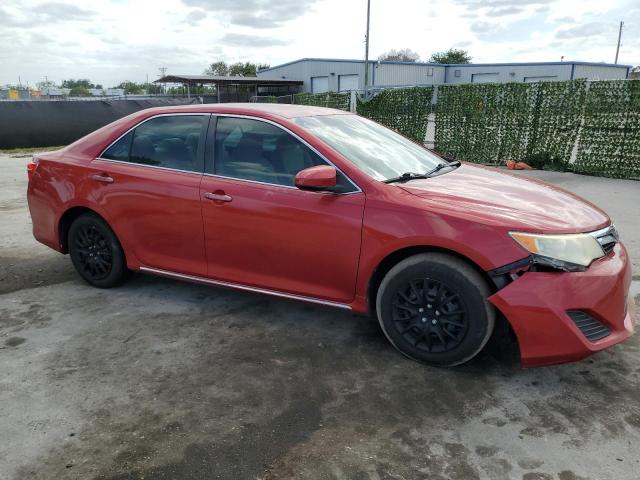 4T1BF1FK3CU571433 - 2012 TOYOTA CAMRY BASE RED photo 4