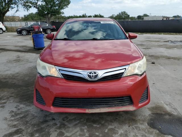 4T1BF1FK3CU571433 - 2012 TOYOTA CAMRY BASE RED photo 5