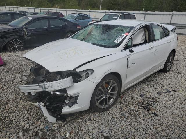 3FA6P0CD3KR140363 - 2019 FORD FUSION SEL WHITE photo 1