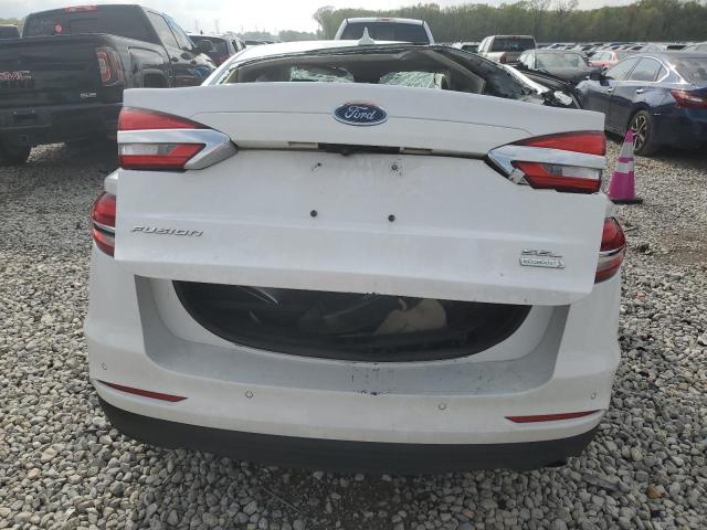 3FA6P0CD3KR140363 - 2019 FORD FUSION SEL WHITE photo 6