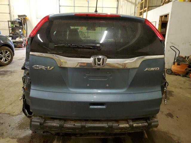 5J6RM4H5XFL118044 - 2015 HONDA CR-V EX BLUE photo 6