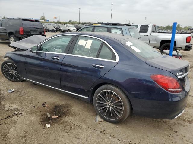 W1KWF8DB9MR645370 - 2021 MERCEDES-BENZ C 300 BLUE photo 2