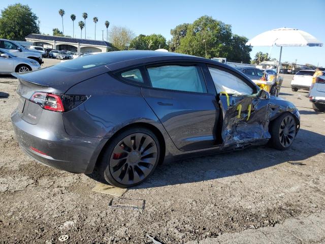 5YJ3E1EC5NF202512 - 2022 TESLA MODEL 3 GRAY photo 3