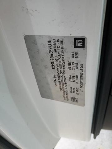 1G1YB2D79G5115475 - 2016 CHEVROLET CORVETTE STINGRAY 1LT WHITE photo 12