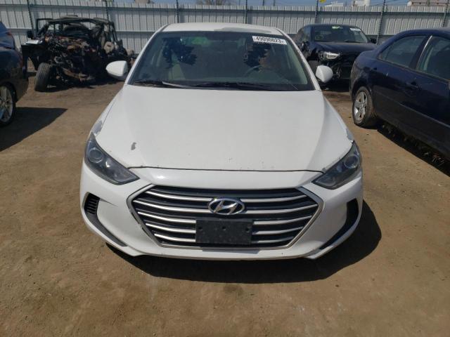 5NPD74LF8HH147704 - 2017 HYUNDAI ELANTRA SE WHITE photo 5