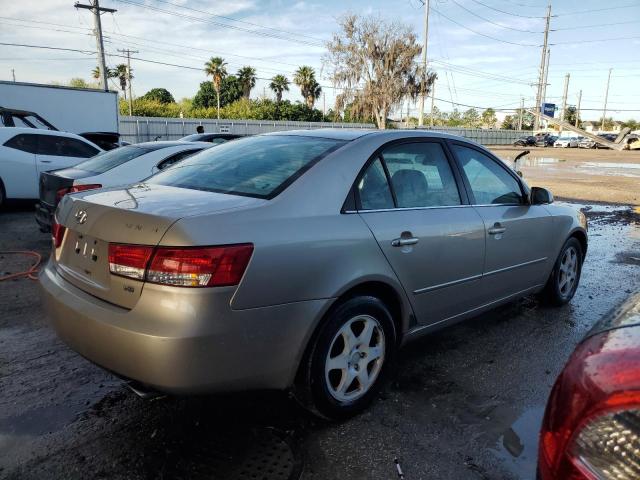 5NPEU46F76H041489 - 2006 HYUNDAI SONATA GLS TAN photo 3