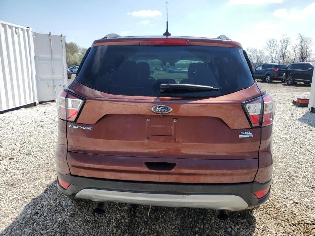 1FMCU9HD0JUC84345 - 2018 FORD ESCAPE SEL BROWN photo 6