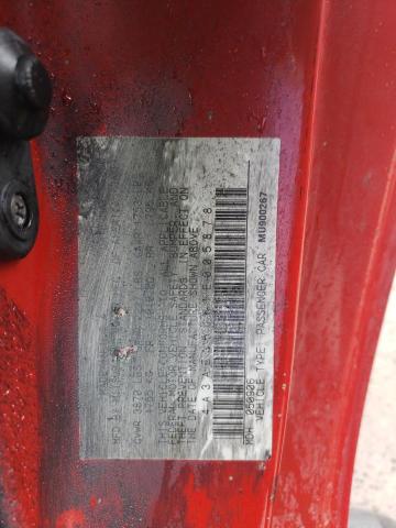 4A3AE35G61E005878 - 2001 MITSUBISHI ECLIPSE SPYDER GS 红色 照片 12