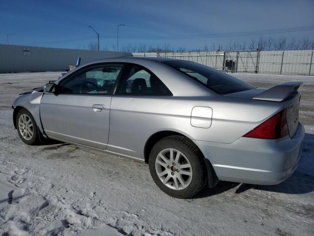 1HGEM22983L801359 - 2003 HONDA CIVIC EX SILVER photo 2