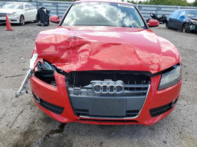 WAUVFAFR9CA001952 - 2012 AUDI A5 PRESTIGE RED photo 5