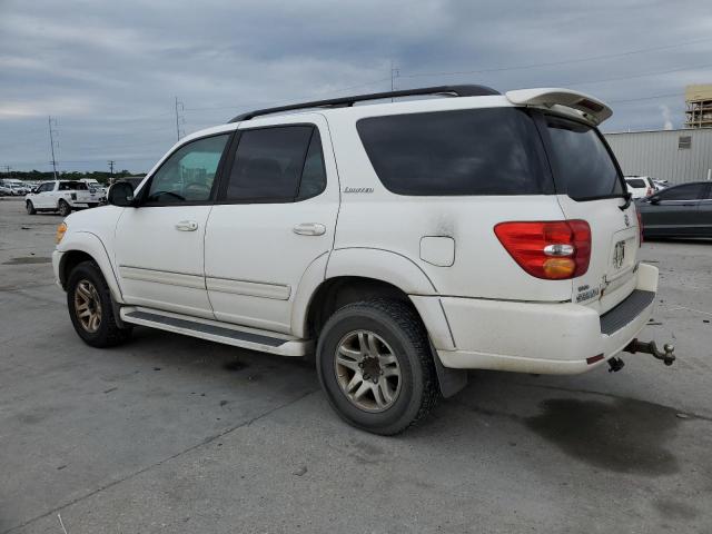 5TDBT48A03S163432 - 2003 TOYOTA SEQUOIA LIMITED WHITE photo 2