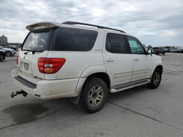 5TDBT48A03S163432 - 2003 TOYOTA SEQUOIA LIMITED WHITE photo 3