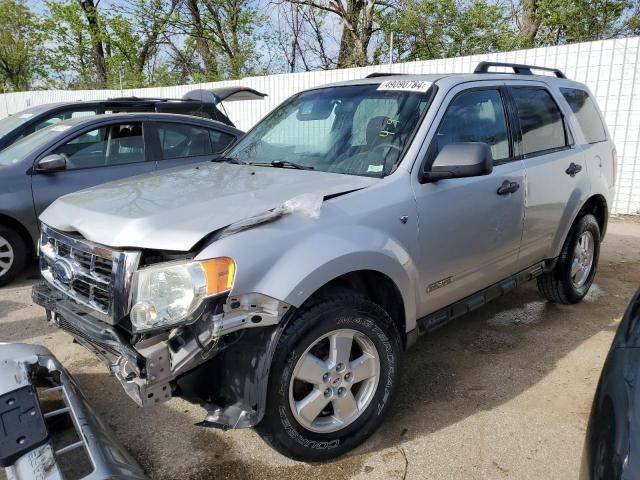 1FMCU93198KC63965 - 2008 FORD ESCAPE XLT SILVER photo 1