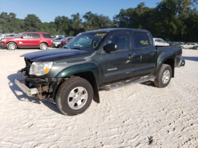 3TMJU62N49M081843 - 2009 TOYOTA TACOMA DOUBLE CAB PRERUNNER GREEN photo 1