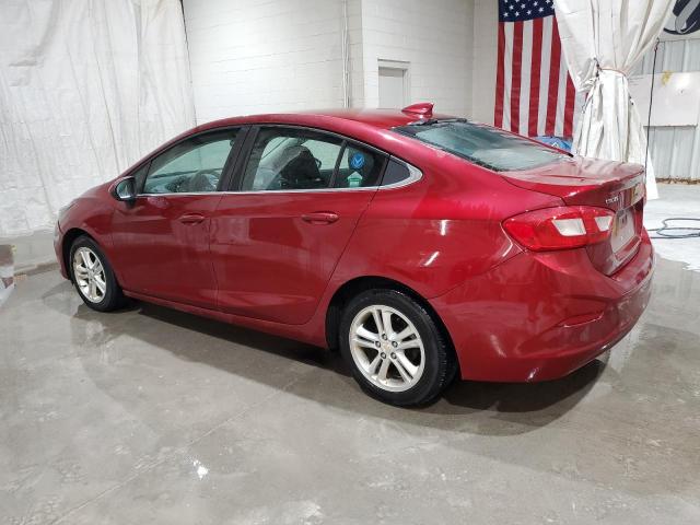 1G1BE5SM2H7140652 - 2017 CHEVROLET CRUZE LT RED photo 2