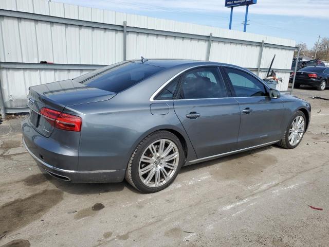 WAUJGAFD1FN017978 - 2015 AUDI A8 QUATTRO GRAY photo 3