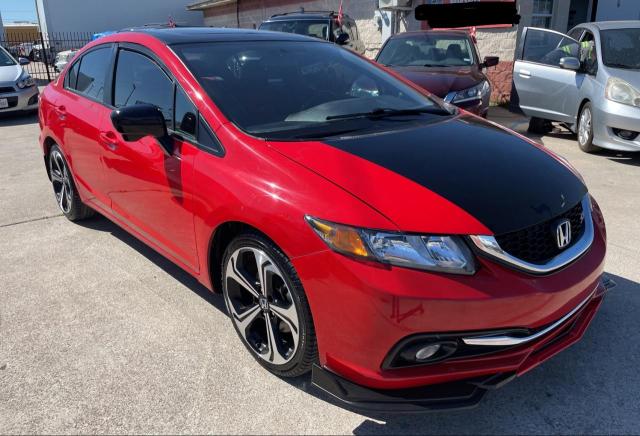 2HGFB6E59FH709589 - 2015 HONDA CIVIC SI RED photo 1