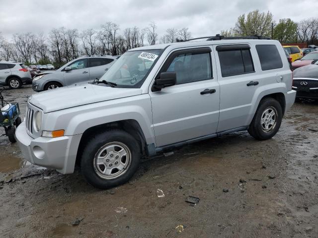 1J8FT28W67D327052 - 2007 JEEP PATRIOT SPORT SILVER photo 1