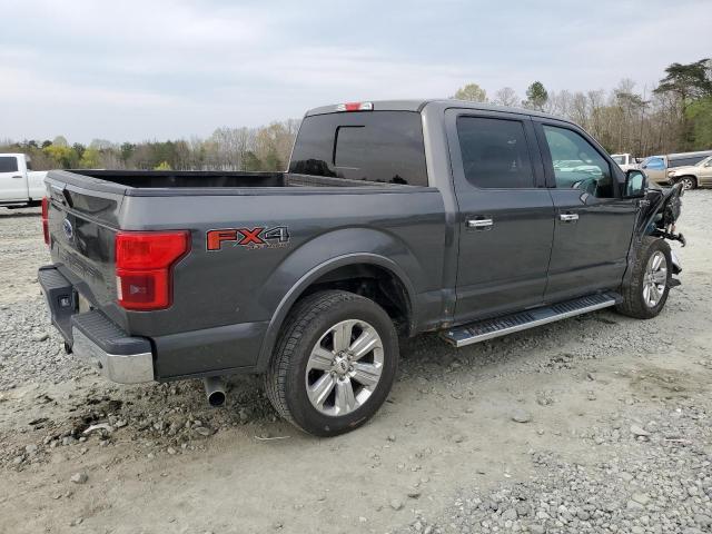 1FTEW1E56JKC60911 - 2018 FORD F150 SUPERCREW GRAY photo 3