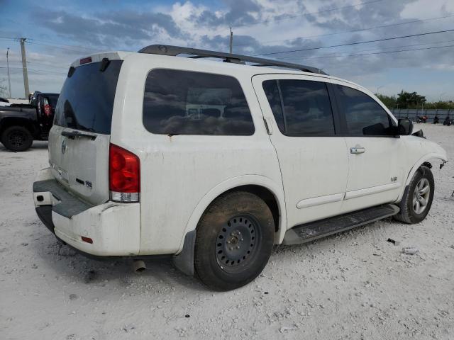 5N1BA08D98N626427 - 2008 NISSAN ARMADA SE WHITE photo 3