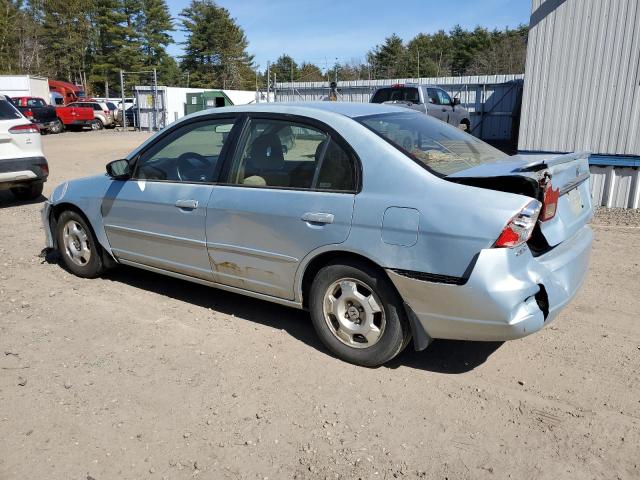 JHMES95623S025619 - 2003 HONDA CIVIC HYBRID SILVER photo 2