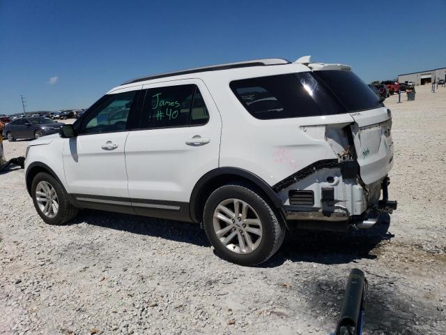 1FM5K7DHXHGC04439 - 2017 FORD EXPLORER XLT WHITE photo 2