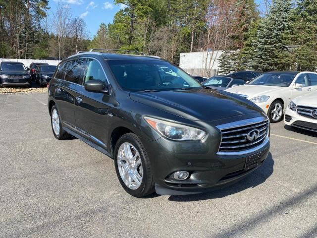 5N1CL0MN9EC529426 - 2014 INFINITI QX60 HYBRID GRAY photo 2