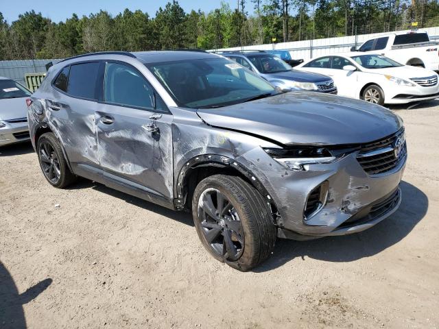 LRBAZLR44ND068205 - 2022 BUICK ENVISION PREFERRED TURQUOISE photo 4