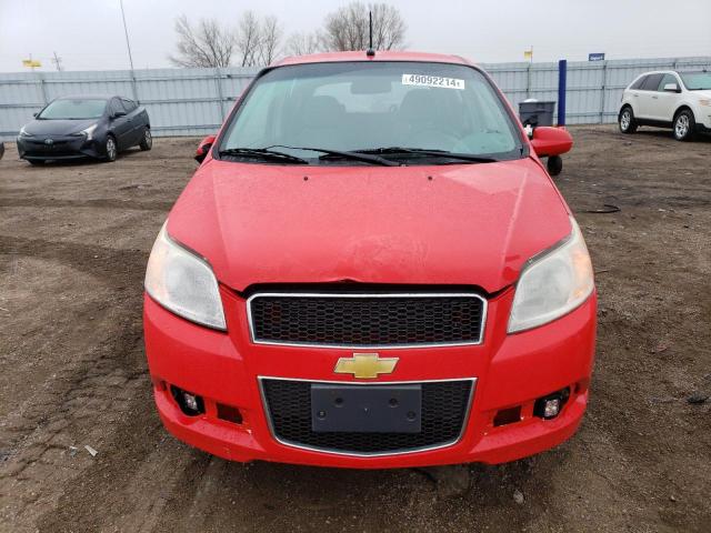 KL1TG66EX9B386630 - 2009 CHEVROLET AVEO LT RED photo 5