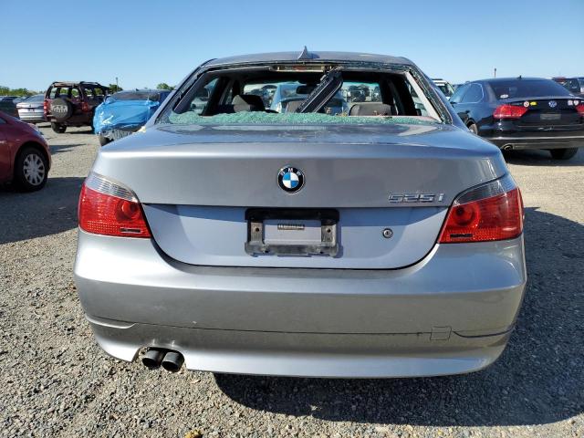 WBANE53506CK79627 - 2006 BMW 525 I SILVER photo 6