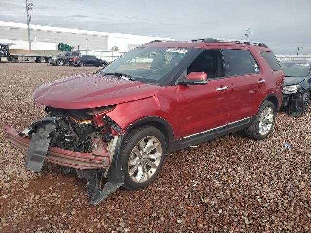 1FM5K8F83DGC95387 - 2013 FORD EXPLORER LIMITED RED photo 1