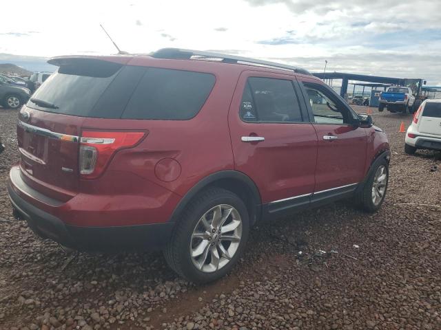 1FM5K8F83DGC95387 - 2013 FORD EXPLORER LIMITED RED photo 3