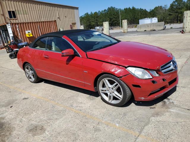 WDDKK5KF6CF135279 - 2012 MERCEDES-BENZ E 350 RED photo 4