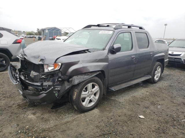 5FPYK1F54EB003361 - 2014 HONDA RIDGELINE RTL GRAY photo 1