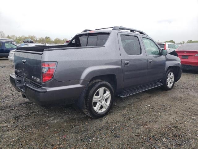 5FPYK1F54EB003361 - 2014 HONDA RIDGELINE RTL GRAY photo 3